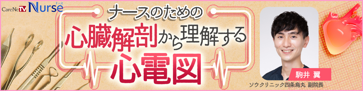ナースのための心臓解剖から理解する心電図 バナー