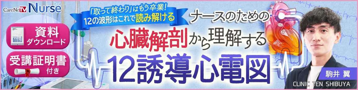 ナースのための心臓解剖から理解する12誘導心電図