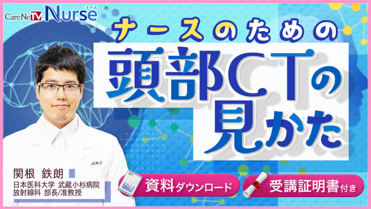 【資料・受講証明書付き】ナースのための頭部CTの見かた