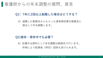 ナースのための確定申告